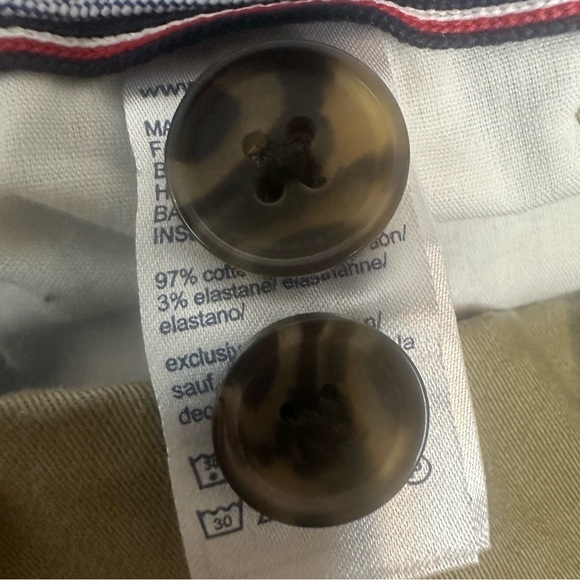 Tommy Hilfiger Mens Slim Fit Stretch Khaki Pants Size 38x32 - Picture 6 of 6